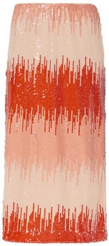 s.Oliver Midi-Rock mit Pailletten pink|rot 2147707.42G6.