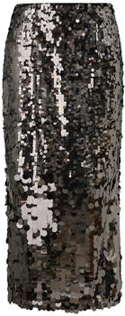 s.Oliver Paillettenrock mit Schlitz schwarz|silber 2139127.9897.