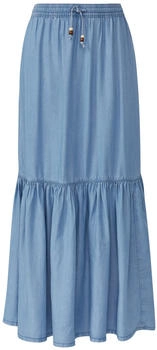 s.Oliver Fließender Maxirock aus Denim blau 2165985.51Y4.