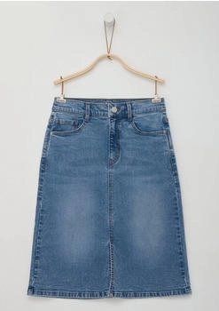s.Oliver Knielanger Jeansrock mit Schlitz blau 2154414.54Z6.