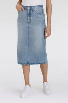 Levi's High Rise Slit Skirt (001VH) riveting clean hem