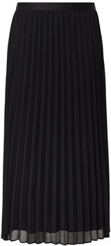 s.Oliver Plissierter Chiffonrock mit Satinfutter schwarz 2171638.9999.