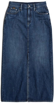 G-Star Viktoria Long Rock Dunkelblau worn in waterspouts D24385-D536-G804