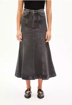 armedangels ARIENAA Jeansrock Slim Fit aus Bio-Baumwoll Mix schwarz ( ) (30006459-2928)