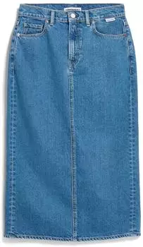 armedangels KAALYKE DENIM MIDI SKIRT Jeansrock aus recycelter Baumwolle blau ( ) (30006855-2299)