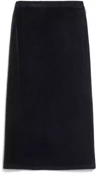 armedangels EMOLGAA Jerseyrock Slim Fit aus Samt schwarz ( ) (30006620-105)
