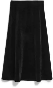 armedangels VOLAGAA VELVET Jerseyrock aus Bio-Baumwoll Mix schwarz ( ) (30007844-105)