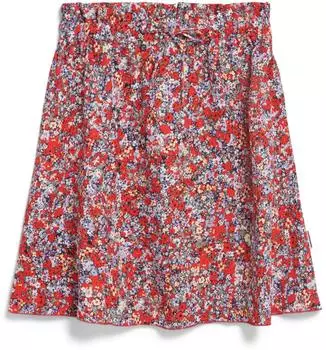 armedangels FILIZAA MOSAIC LINO Webrock aus Leinen-Mix rot ( ) (30007520-3143)
