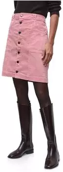 Street One Frauen Cordrock mit Knopfleiste in Rosa Gr: (A36183316874)