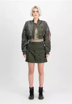 Alpha Industries Vintage Mini Skirt Größe Grün (156052-142)