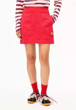armedangels WORKWEAR CANVAS MINI-ROCK 100% Bio-Baumwolle rot ( ) (30008128-3428)