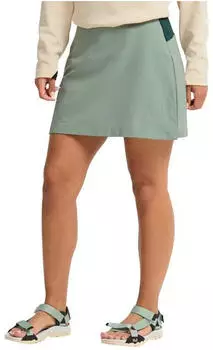Jack Wolfskin Prelight Pulse Skort Women Leichter Hosenrock Damen green green zinnia (A65851_E0272)