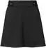 Street One Kniefreier Rock mit Knopfdetails Schwarz (A36196810001)
