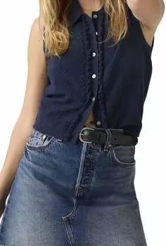 Levi's Deconstructed - Mini-Jeansrock in dunkler Waschung-Blau (005LW-0006)