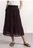 Street One Frauen Midirock aus Chiffon mit Volant in Rot Gr: (A36202727820)