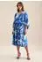Seidensticker Rock Paisley Blau (60.137603-0016- )