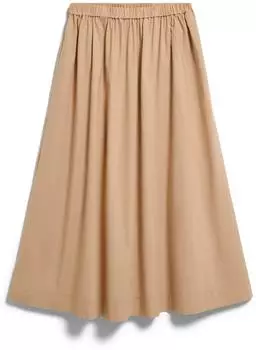 armedangels POPLIN MIDI-ROCK A-LINIE | 100% Bio-Baumwolle - braun ( ) (30008636-3231)