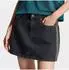 Adidas Mid Rise Denim Skirt black