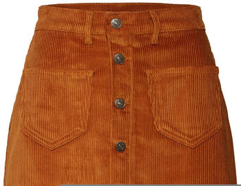 Only Amazing Corduroy Skirt (15182080) rustic brown