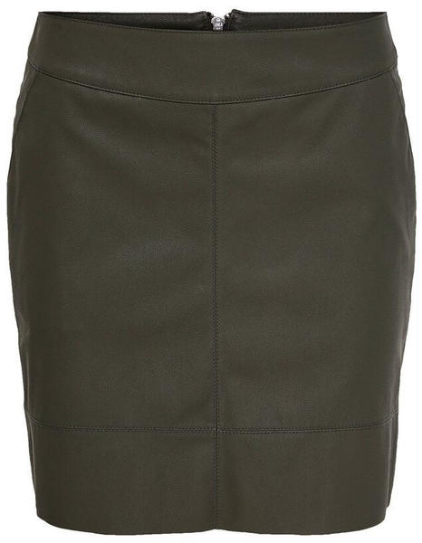 Only Faux Leather Skirt (15164809) grey