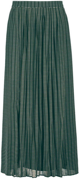 Gerry Weber Pleated skirt with a graphic pattern (1_410001-38003) deep forest