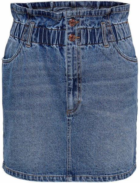 Only Paperbag Denim Skirt (15195868) medium blue denim