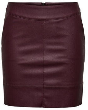 Only ONLBASE FAUX LEATHER SKIRT OTW NOOS (15164809) port royale