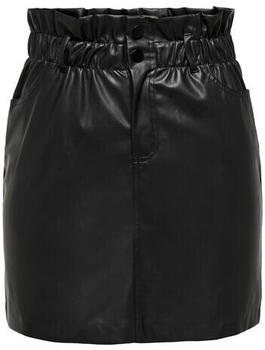 Only Onlmaiya-miri Faux Leather Skirt Cc Pnt (15206801) black