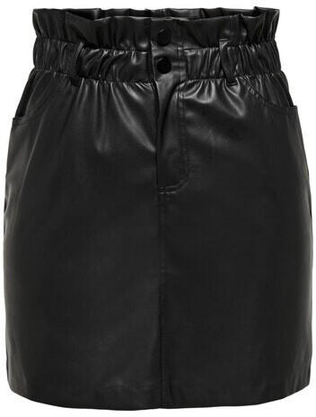 Only Onlmaiya-miri Faux Leather Skirt Cc Pnt (15206801) black