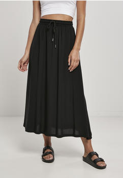 Urban Classics Ladies Viscose Midi Skirt (TB4099-00007-0037) black