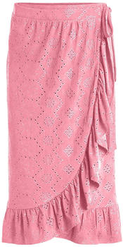 Vila Vitawa Midi Embroidery Wrap Skirt/su/ka (14065140) wild rose
