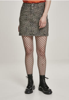 Urban Classics Ladies Aop Twill Mini Skirt (TB3233-02064-0042) grey leo