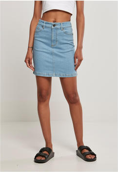 Urban Classics Ladies Organic Stretch Denim Mini Skirt (TB4799-03666-0005) clearblue bleached