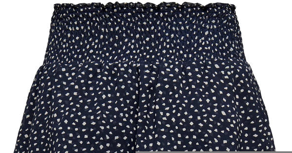 Only Ann Star Layered Smock Skirt (15251508) night sky aop dots