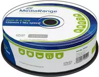 MediaRange DVD-R 4.7GB 25pcs Spindel 16x