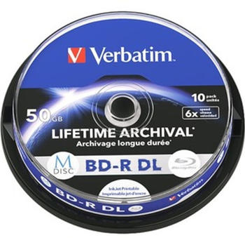 Verbatim BD-R 50GB 6x bedruckbar (10er Spindel)