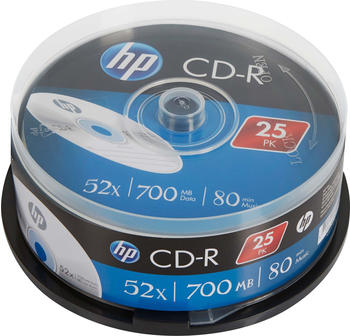 HP CD-R 52x 700MB 25er Spindel