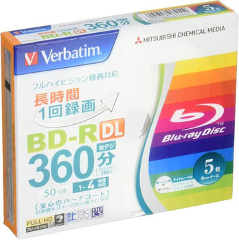Verbatim BD-R DL 50GB 4x 5er Jewelcase