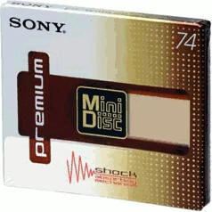 Sony MiniDisk 650MB 74min Color 5er