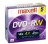 Maxell DVD+RW 4,7GB 120min 4x 5er Jewelcase