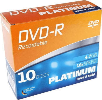Bestmedia DVD+R Platinum 4.7GB 16x 10er Slimcase (102566)