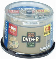 Maxell DVD+R 4.7, Inkjet white, Cakebox 50