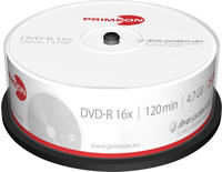 PRIMEON - DVD+R 4.7GB/120Min/16x Cakebox (25 Disc) - photo-on-disc, Inkjet Full Size
