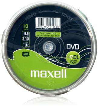Maxell DVD+R DL 8,5GB 240min 8x 10er Spindel