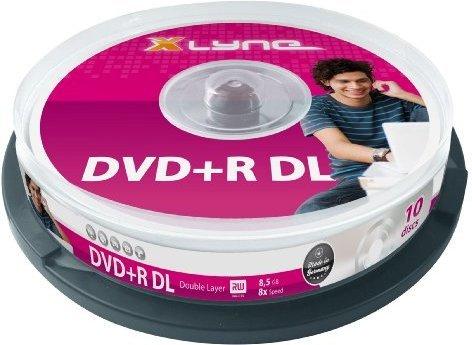 xlyne DVD+R DL 8,5GB 8x 10er Spindel