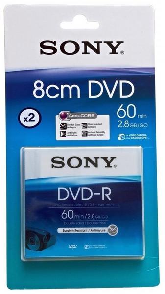 Sony DVD-R 8CM BLISTER 60 MN X2