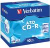 Verbatim 'CRYSTAL' CD-R 700 MB 52x-Speed - 10er Pack #43327