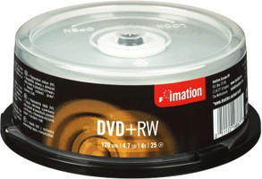 Imation DVD+RW 4,7GB 120min 4x 25er Spindel