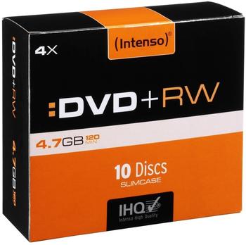 Intenso DVD+RW 4,7GB 120min 4x 10er Slimcase