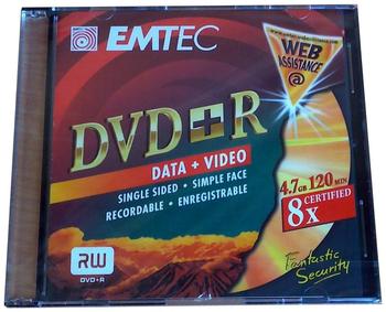 Emtec Data + Video 4,7GB 8x SL SIN 1 Stck.
